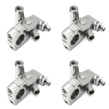 1inch Clutch Lever Mount Holder for Shadow 600 VT750 Silver