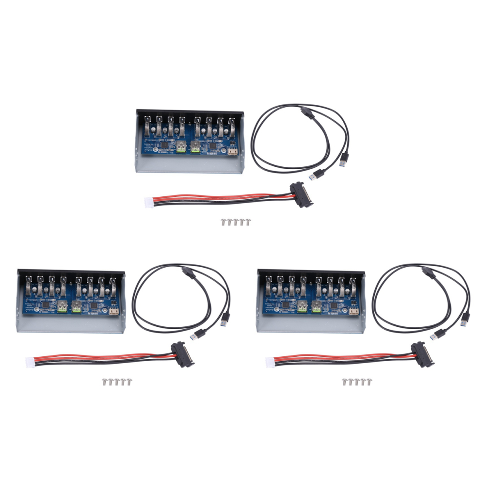 19 Pin To 8 Port Usb 3.0 Hub 5.25 Inch Cd-Rom Drive For Computer Case 4713408151262