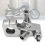 1inch Clutch Lever Mount Holder for Shadow 600 VT750 Silver 2