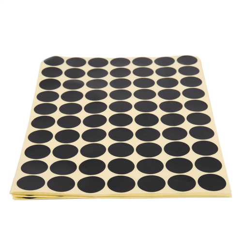 19mm Circles Round Code Stickers Self Adhesive Sticky Labels Black 2