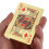 1Pc 24K Gold Playing Cards Plastic Deck Foil Magic Waterproof Card 7
