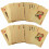 1Pc 24K Gold Playing Cards Plastic Deck Foil Magic Waterproof Card 1
