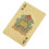 1Pc 24K Gold Playing Cards Plastic Deck Foil Magic Waterproof Card 6
