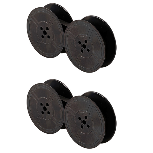 1Pack Typewriter Ribbon Twin Spool Pack Ink for Most Typewriter Black 2