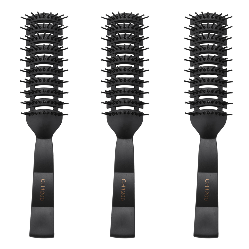 1Pc Comb Curl Hair Brush Pp Plastic Massage Comb Anti-Static Hair