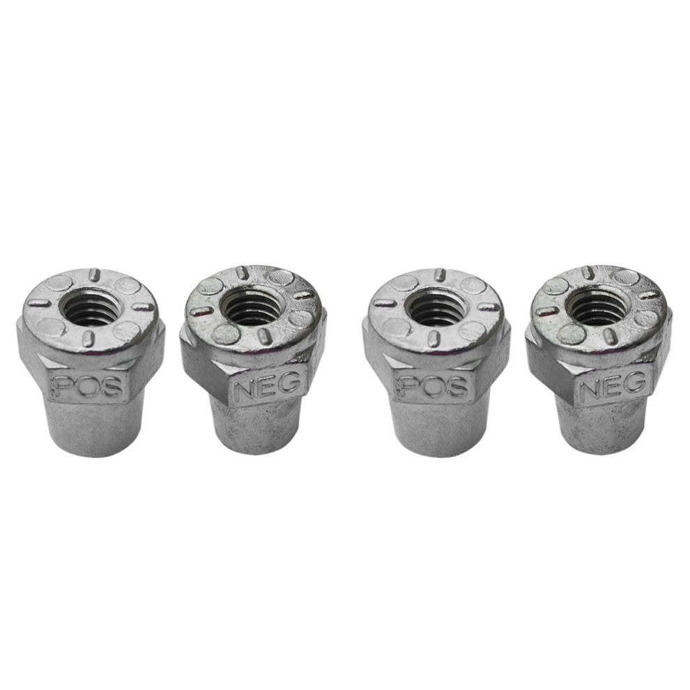 1Pair 3/8Inch Thread Positive Negative Battery Post Terminal Adapters 4713408138768