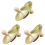 1Pair Brass Cymbals with Knobs for Dancer Party Percussion Instrument 1