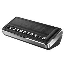 1PC aurinkoauton puhelinnumeron kilven led-valaistus tilapäinen