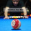1Pcs 57mm White Red Resin Billiards for Beginner 7