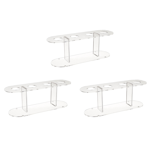 1pcs Acrylic 4-Hole Double layer Ice Cream Cone Stand