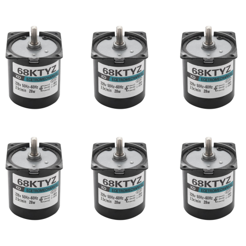 1Pcs Ac 220V 28W 2.5R/Min Large Torque Permanent Magnet Gear Motor
