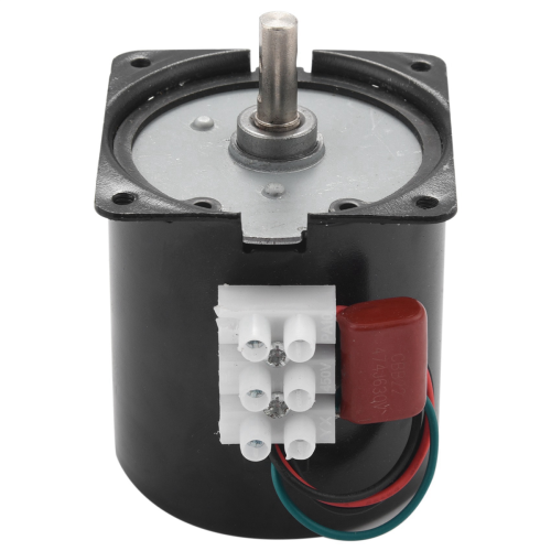 1Pcs Ac 220V 28W 2.5R/Min Large Torque Permanent Magnet Gear Motor 1
