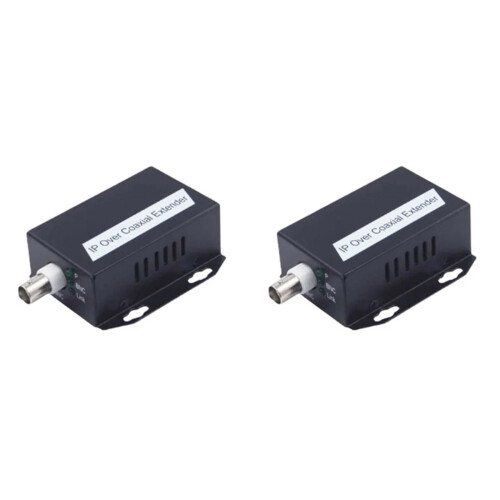 1Pcs Ethernet IP Extender Over Coax HD Network Kit for CCTV Cameras,B