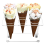 1Pcs Cone Holder, Clear Acrylic Ice Cream Cone Holder, (6 Holes) 3