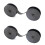 1PCS GR1 Typewriter Ribbon Twin Spool Typewriter Ribbon (Black) 1
