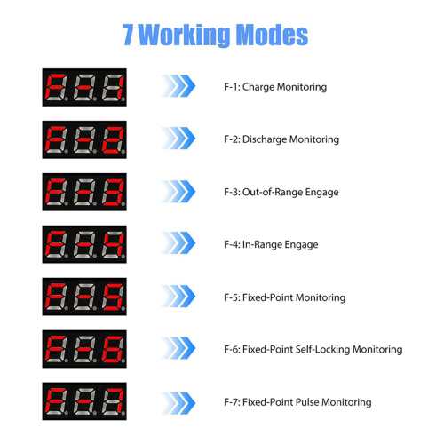 1PCS Low Voltage Cutoff, Battery Voltage Monitor Module DC 12V 2