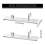 1Pcs Knife Display Stand, Knife Holder for Home Decor (Clear Base) 2
