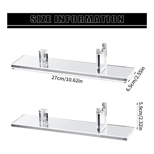 1Pcs Knife Display Stand, Knife Holder for Home Decor (Clear Base) 1
