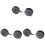 1PCS GR1 Typewriter Ribbon Twin Spool Typewriter Ribbon (Black) 1