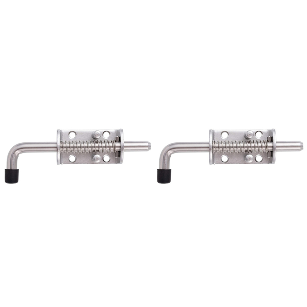 1Pcs Stainless Steel 6.5Inch Spring Lock For Doors And Trailer Gate 4713408164699