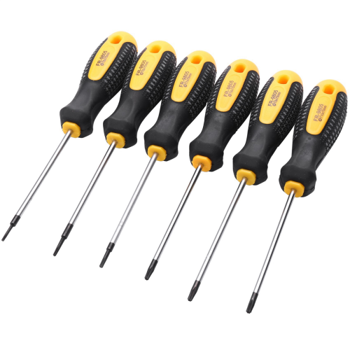 1Set -V Torx Screwdriver Set with Hole Magnetic T5-T10 Screw Driver 2