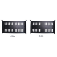 1U Server Rack Vented Cantilever Tray for 19In Network Equipment Rack