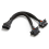 1X Male and 2X Female Extension Cable Adapter (1FT/30CM) (1Pack) 4