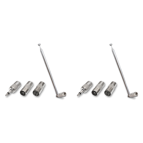 1set Telescopic FM Radio Antenna Rod Antenna 2