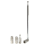 1set Telescopic FM Radio Antenna Rod Antenna 7
