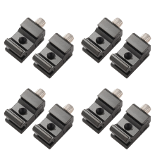 2 Pack Cold Shoe Bracket Adjustable Metal Cold Shoe Adapter Mount