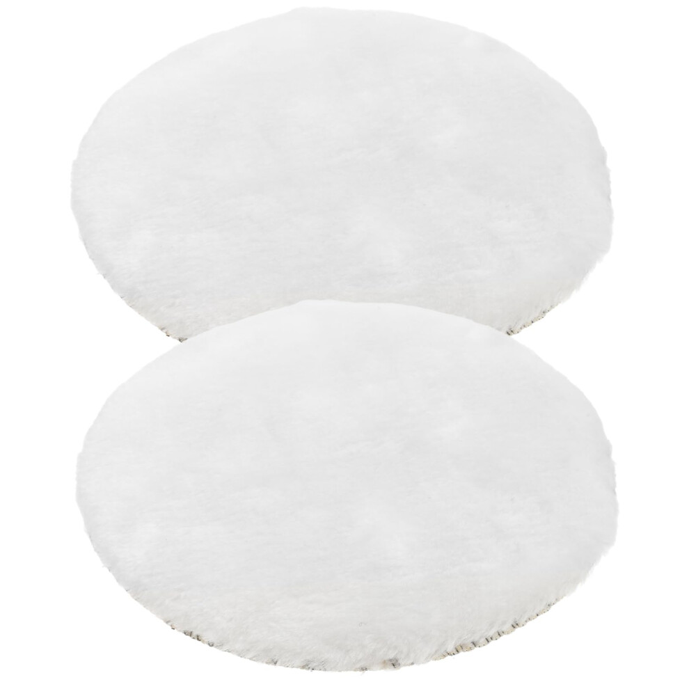 Polishing Disc Felt Polishing Disc Swab Discs Buffer Pads Polishing Disc White Faux Wool 6276012012674