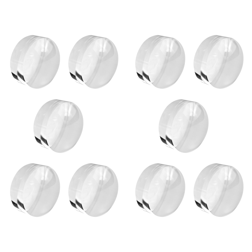 2 inch Magnifying Dome 8X Magnifier Clear Reading Aid Easy to Glide