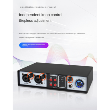 2 in 2 Out USB Audio Interface Recording Sound Card 32Bit/384KHZ