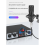 2 in 2 Out USB Audio Interface Recording Sound Card 32Bit/384KHZ 7