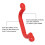 2 Pair Children Playground Nonslip Handle Mounting Hardware Kits 3