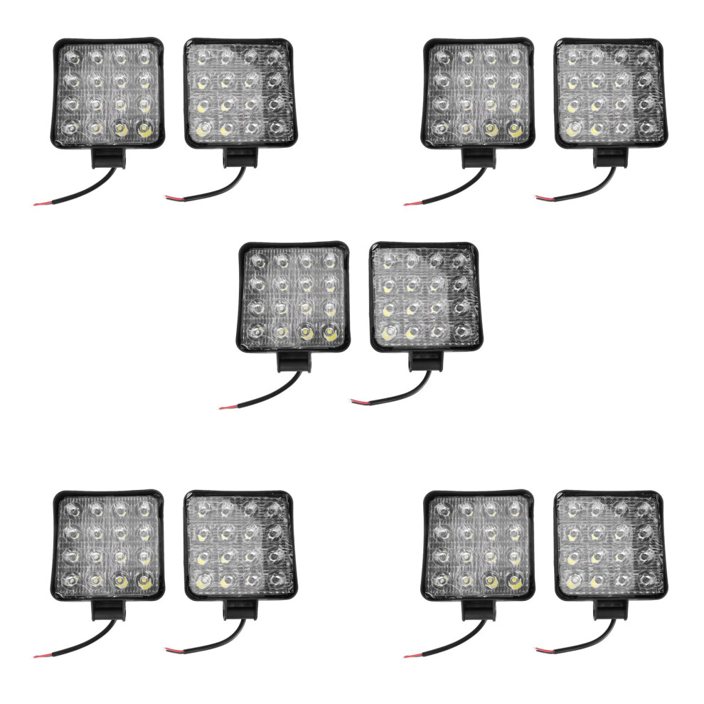 2 Pcs 48W 6000K Led Work Lights Lamp Tractor Suv Truck 4Wd 12V 24V 4713272682565
