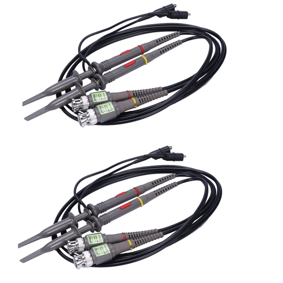 2 Pack P6100 100 Mhz Oscilloscope Probe 10:1 And 1:1 Switchable 4713272678926