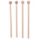 2 Pair Wood Mallets Percussion Sticks for Energy Chime, Xylophone 3