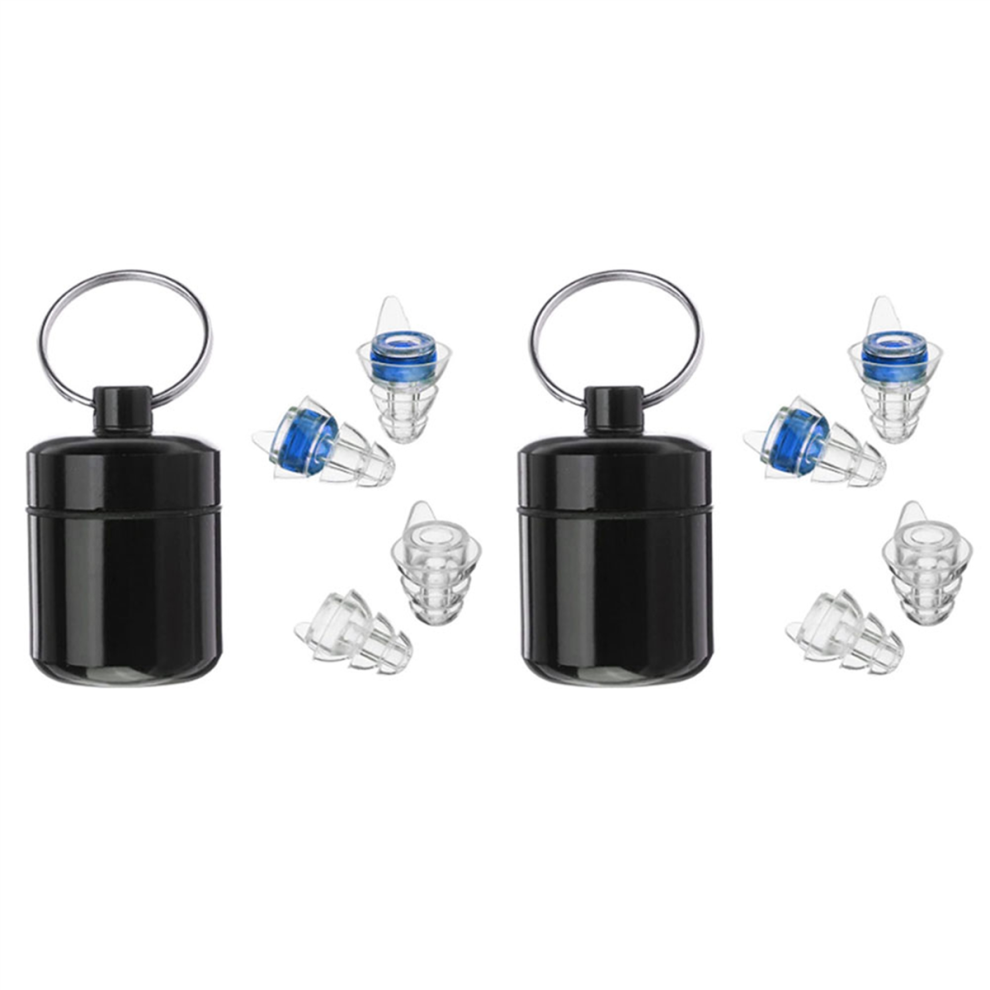 2 Pairs High Fidelity Concert Ear Plugs For Djs, Nightclub, Concert 4713272680943