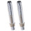 2 PCS Silver Aluminum alloy Chalk Keeper Holder 2