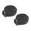 2 Pcs CR2450 Coin Cell Button Battery Socket Holder 2 Pins Black 3