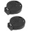 2 Pcs CR2450 Coin Cell Button Battery Socket Holder 2 Pins Black 2