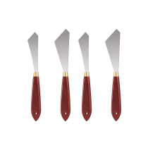 2 Pcs Painting Mixing Scrapers Palette Knife for Painting Art Tool