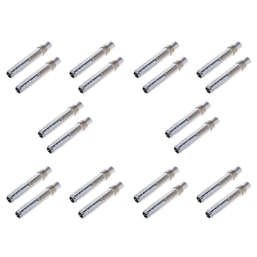 2 PCS Silver Aluminum alloy Chalk Keeper Holder