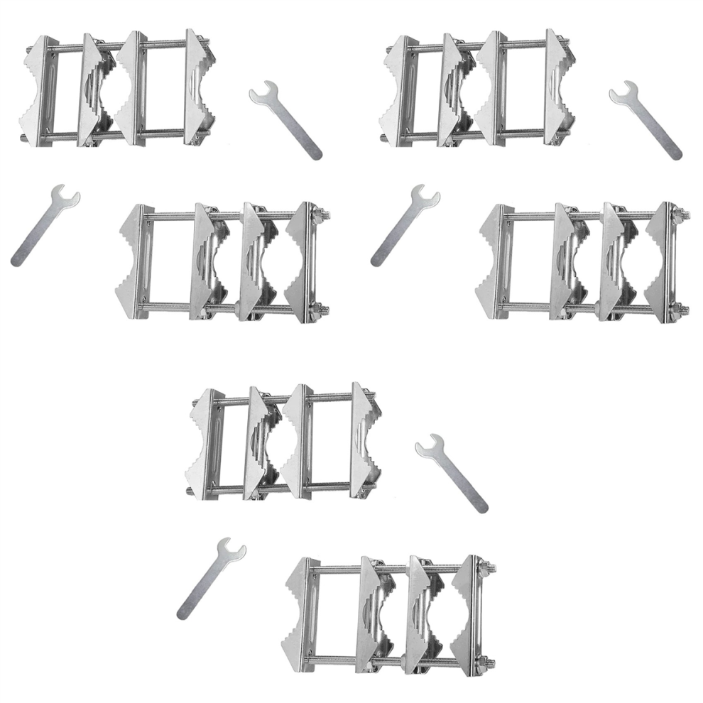 2 Pcs Double Antenna Mast Clamp With Bolts Mast To Mast Clamp 4713272664486
