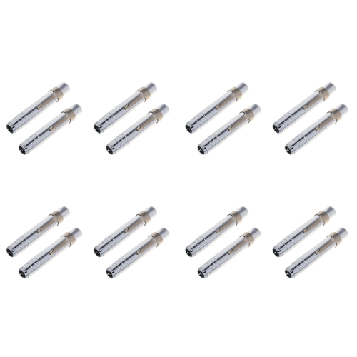2 PCS Silver Aluminum alloy Chalk Keeper Holder