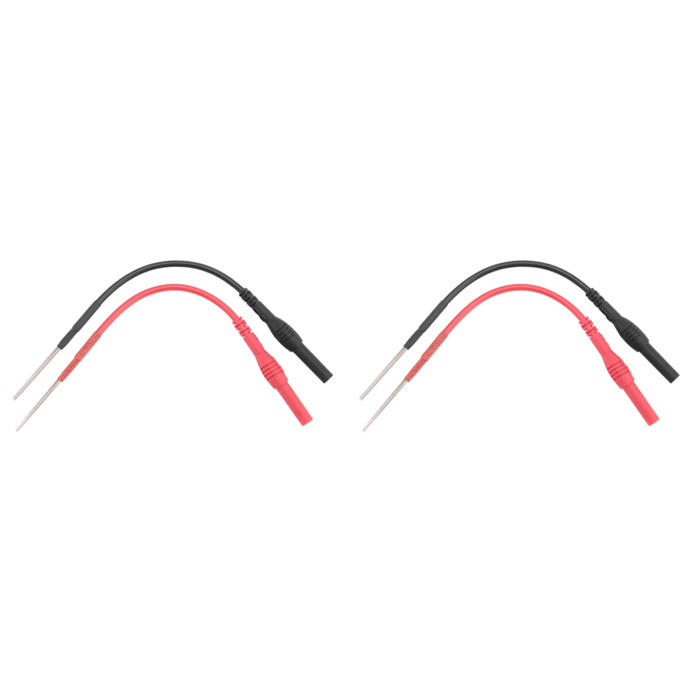 2 Pcs Flexible Spoon Back Probes,With 4Mm Banana Plug Test Leadss 4713272664981