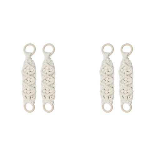 2 PCS Hanging Kitchen Towels Ring Crochet Hanging Dish Towel