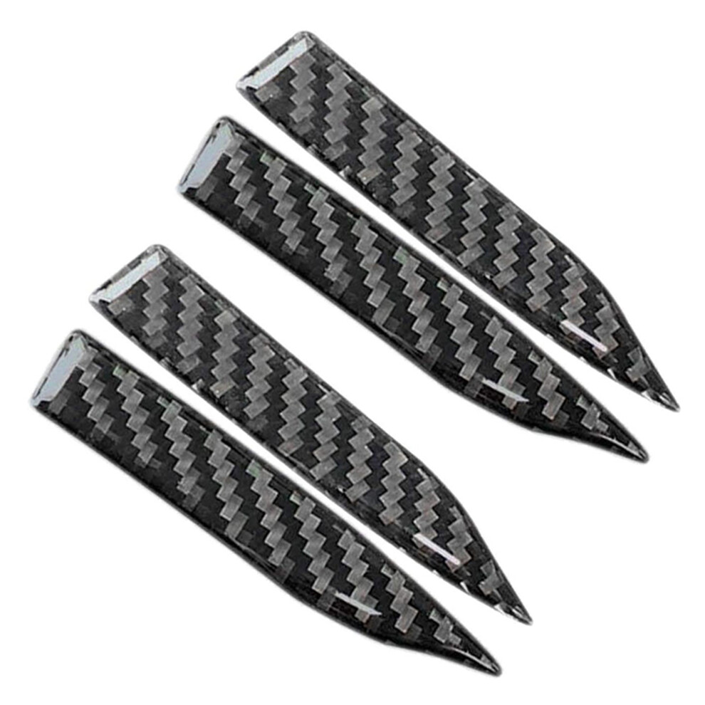 2 Pieces Anti-Scratch Trim Sticker,Carbon Fiber Anti-Collision Strip 4713272669375
