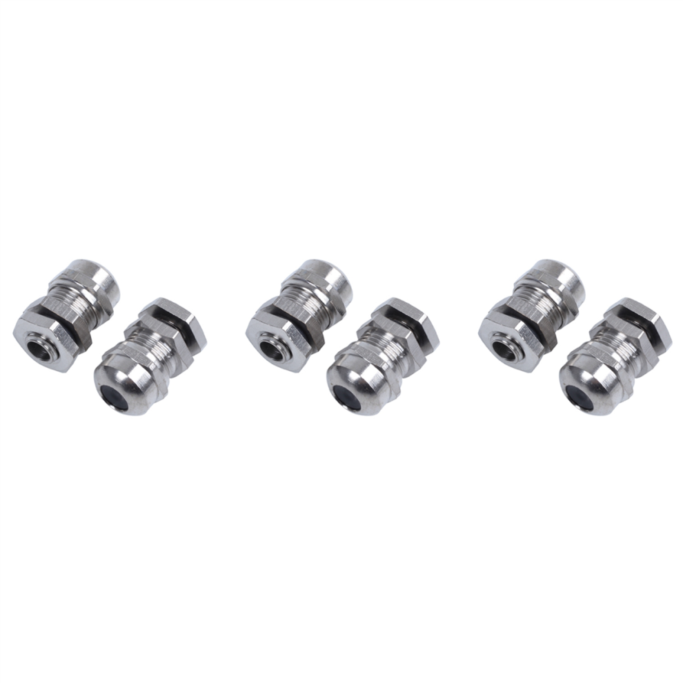 2 Stueck M8 Wasserdicht Kabelverschraubung Fuer 2-5Mm Kabel Draht 4713272672955